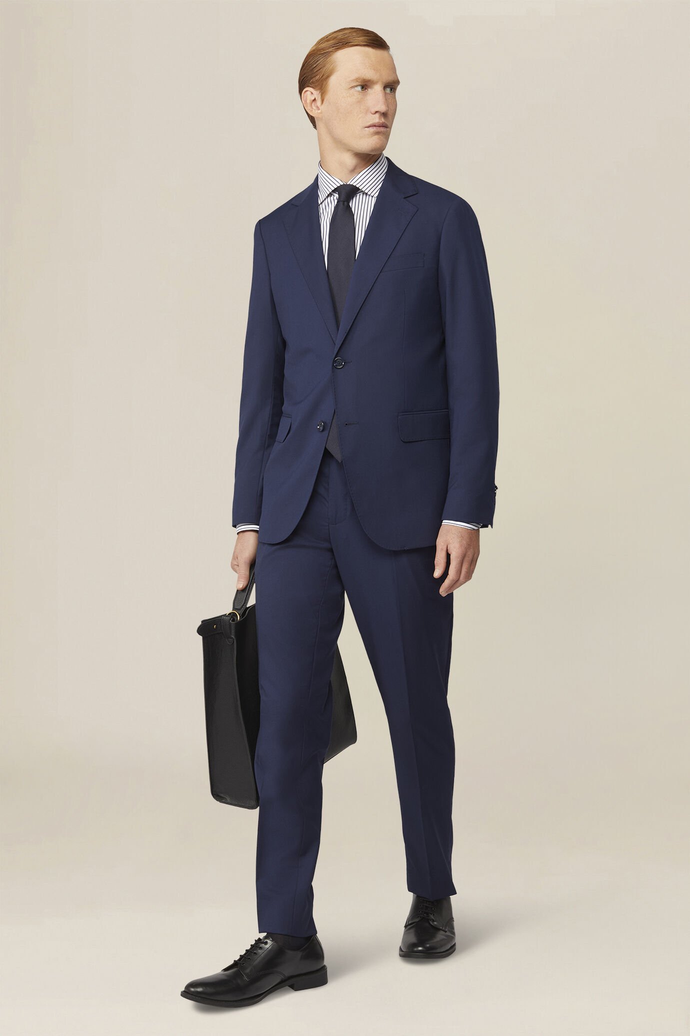 Men's single breasted suit mix size blue